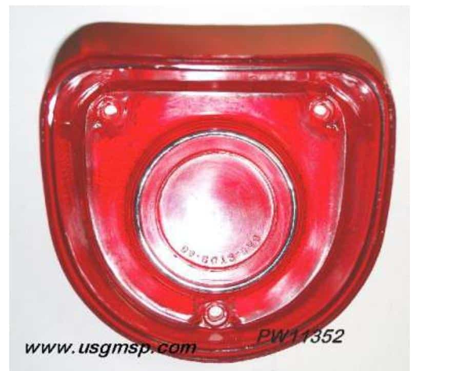 68 Chevy Belair  tail light lens (ea)